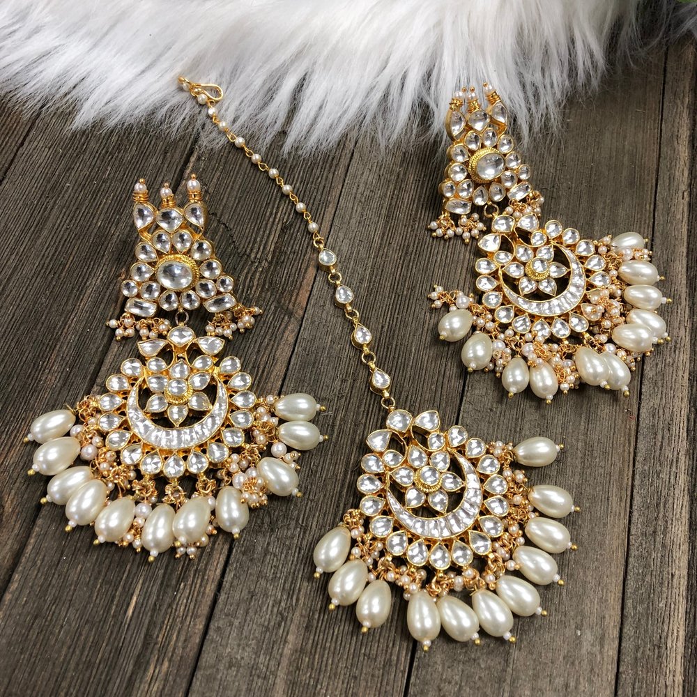 Kundan Earringtikka – Evotique